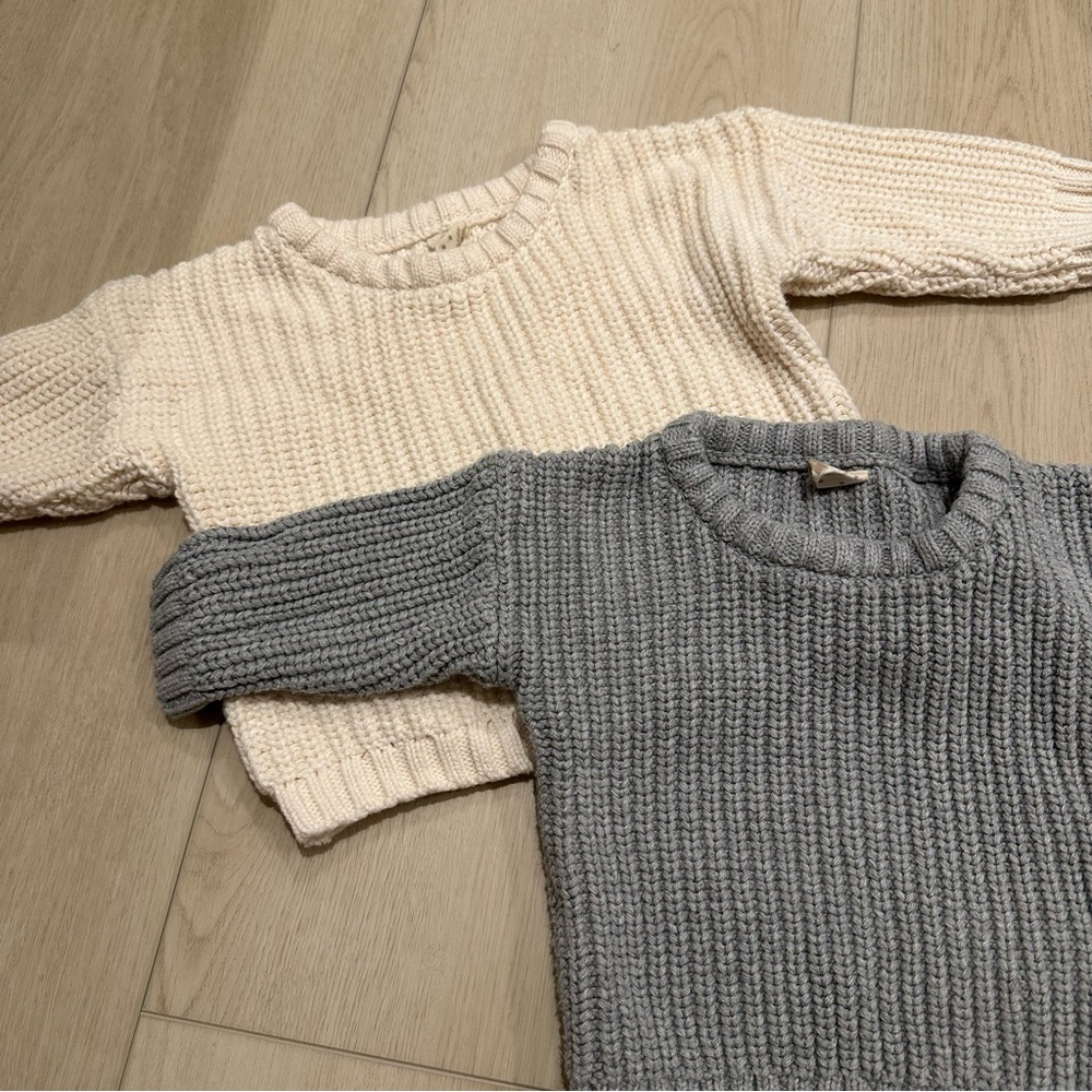 Unisex baby sweater bundle size 3-6